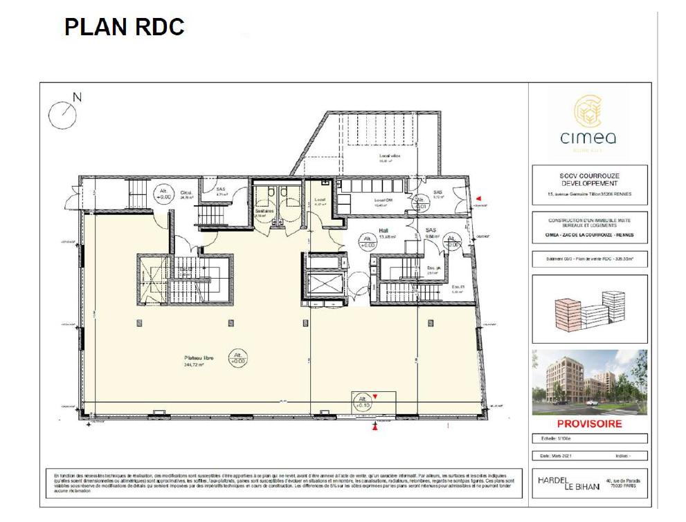 Bureau Saint-Jacques-de-la-Lande 922m² Location bureau Saint-Jacques-de-la-Lande Ille-et-Vilaine OLBUR2419436 12